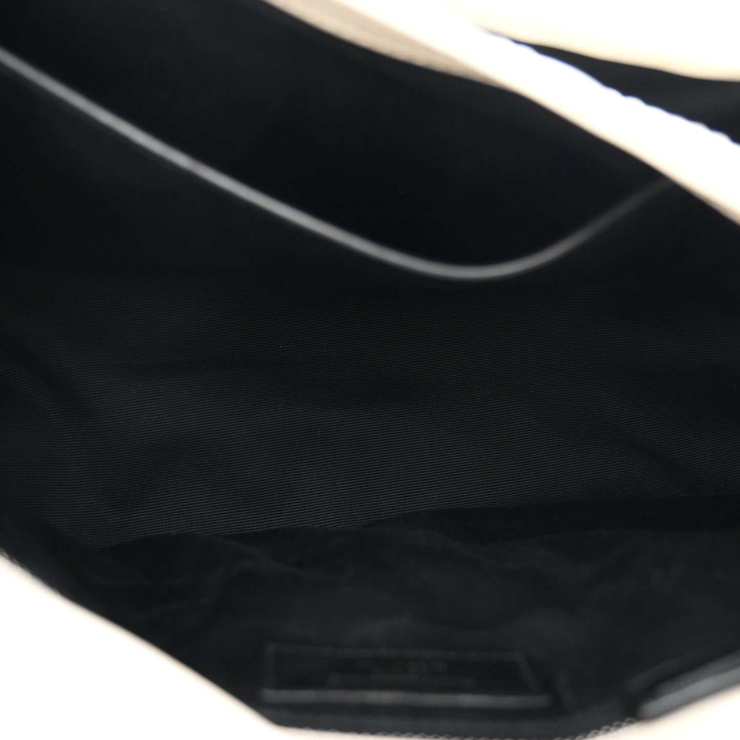 Crinkled Calfskin Matelasse Monogram Medium Niki Chain Satchel Crema Soft