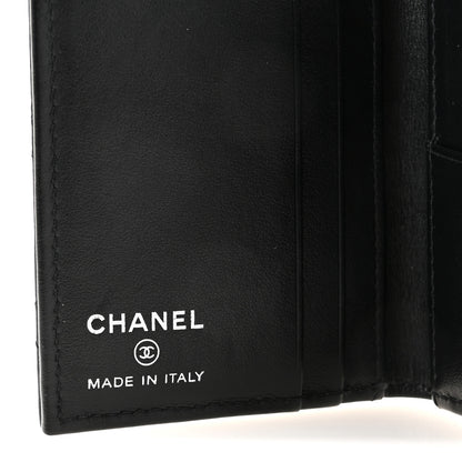Chanel Calfskin Quilted Card Holder Wallet So Black 6 of 8