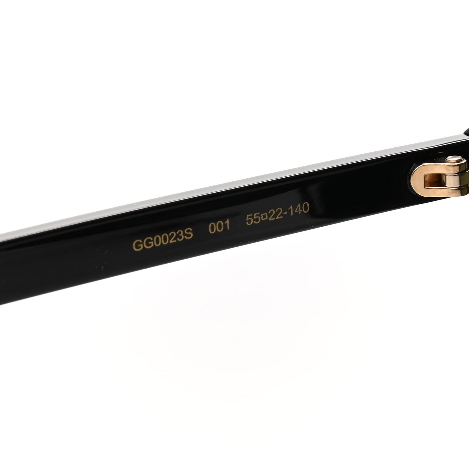 Gucci Acetate Round Sunglasses GG0023S Black 7 of 7