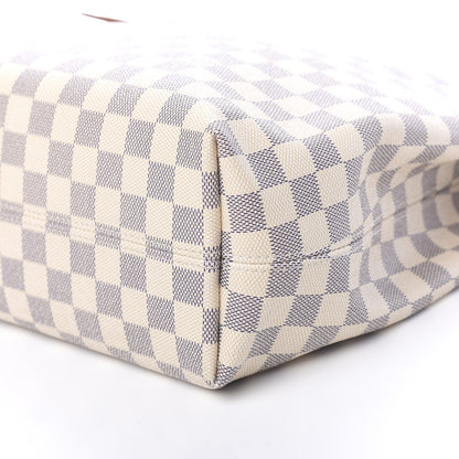 Louis Vuitton Damier Azur Graceful PM Rose Ballerine 9 of 9