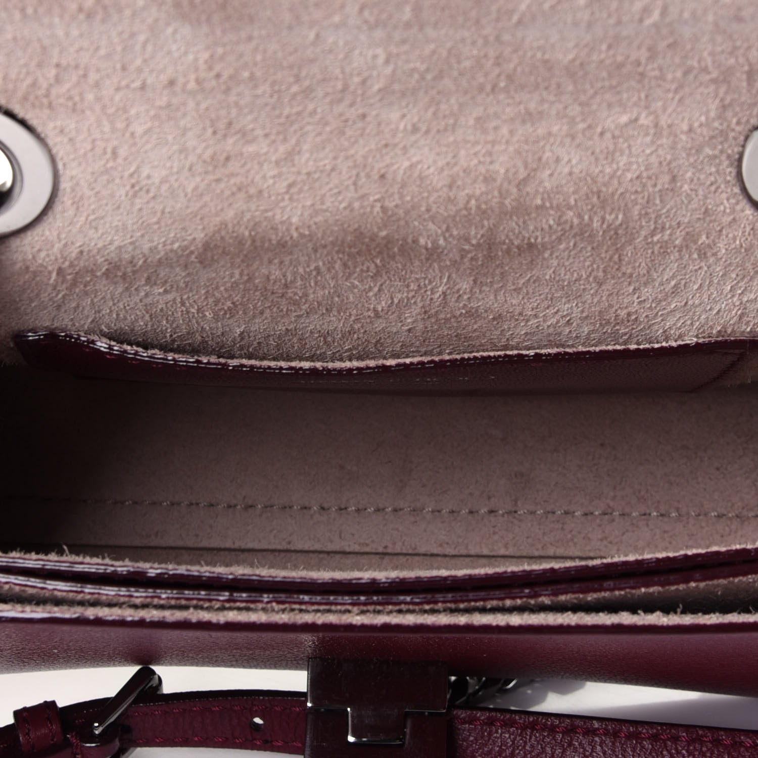 Jimmy Choo Soft Grainy Goatskin Mini Rebel Crossbody Pomerol 5 of 10