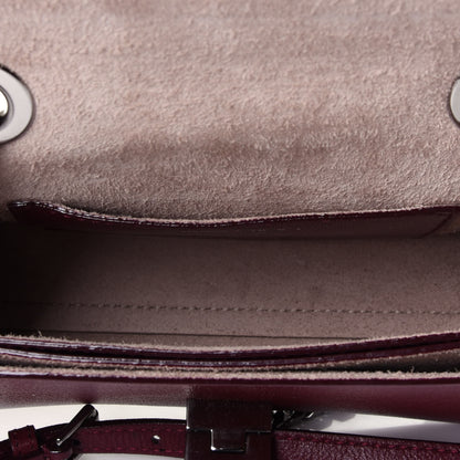 Jimmy Choo Soft Grainy Goatskin Mini Rebel Crossbody Pomerol 5 of 10
