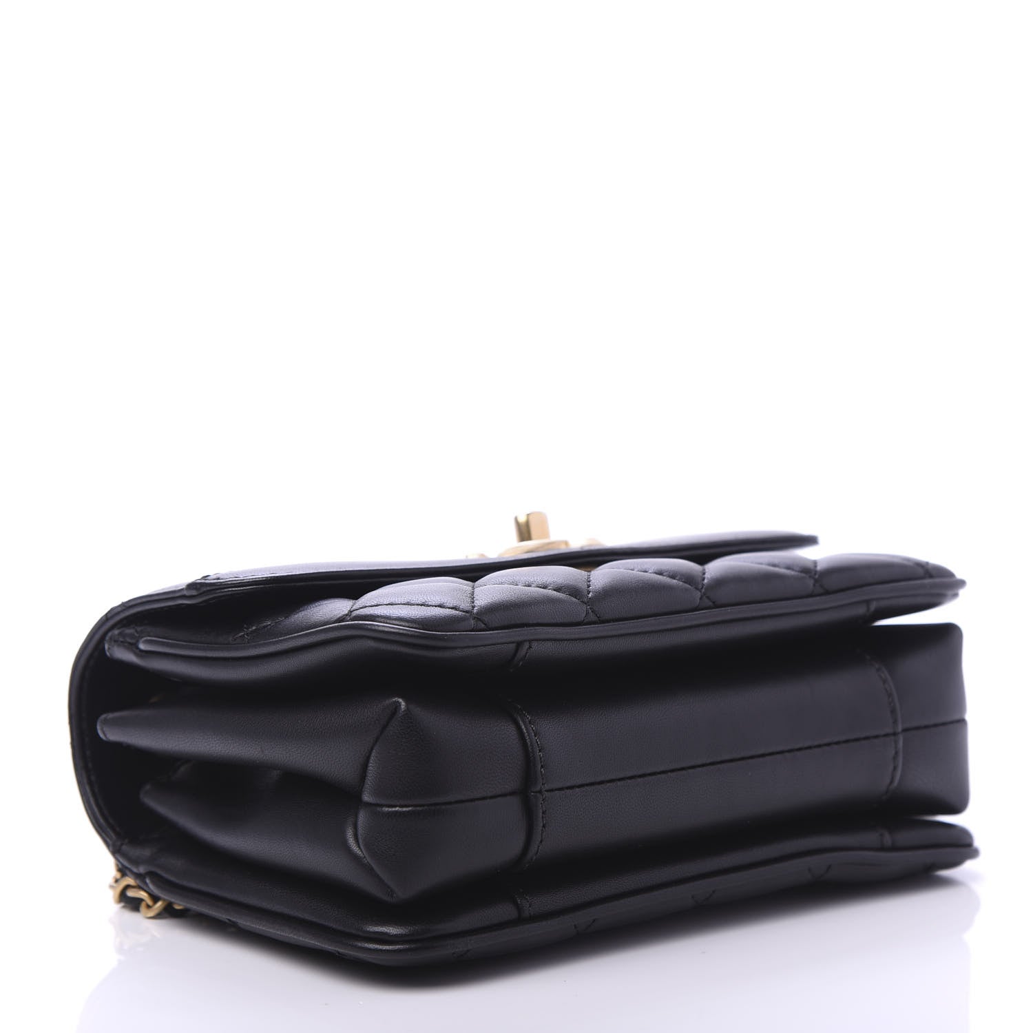 Chanel Lambskin Quilted Small Coco Vintage Flap Black 5 of 12