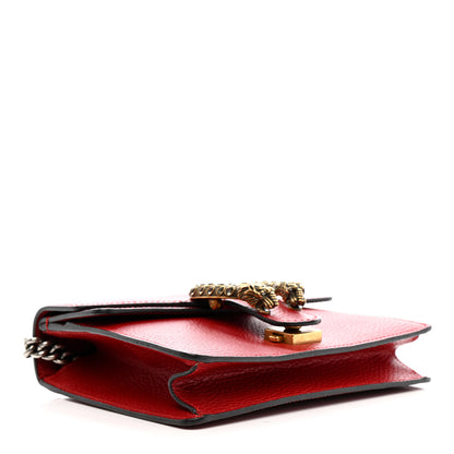 Gucci Calfskin Mini Dionysus Shoulder Bag Hibiscus Red 4 of 12