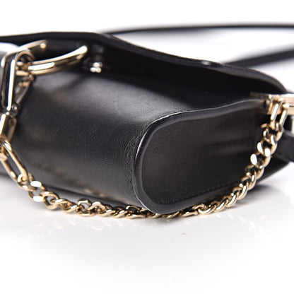 Chloe Suede Calfskin Mini Faye Shoulder Bag Black 9 of 10