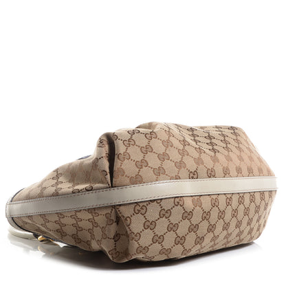 Gucci Monogram Medium Scarlett Stud Tote Off White 4 of 7