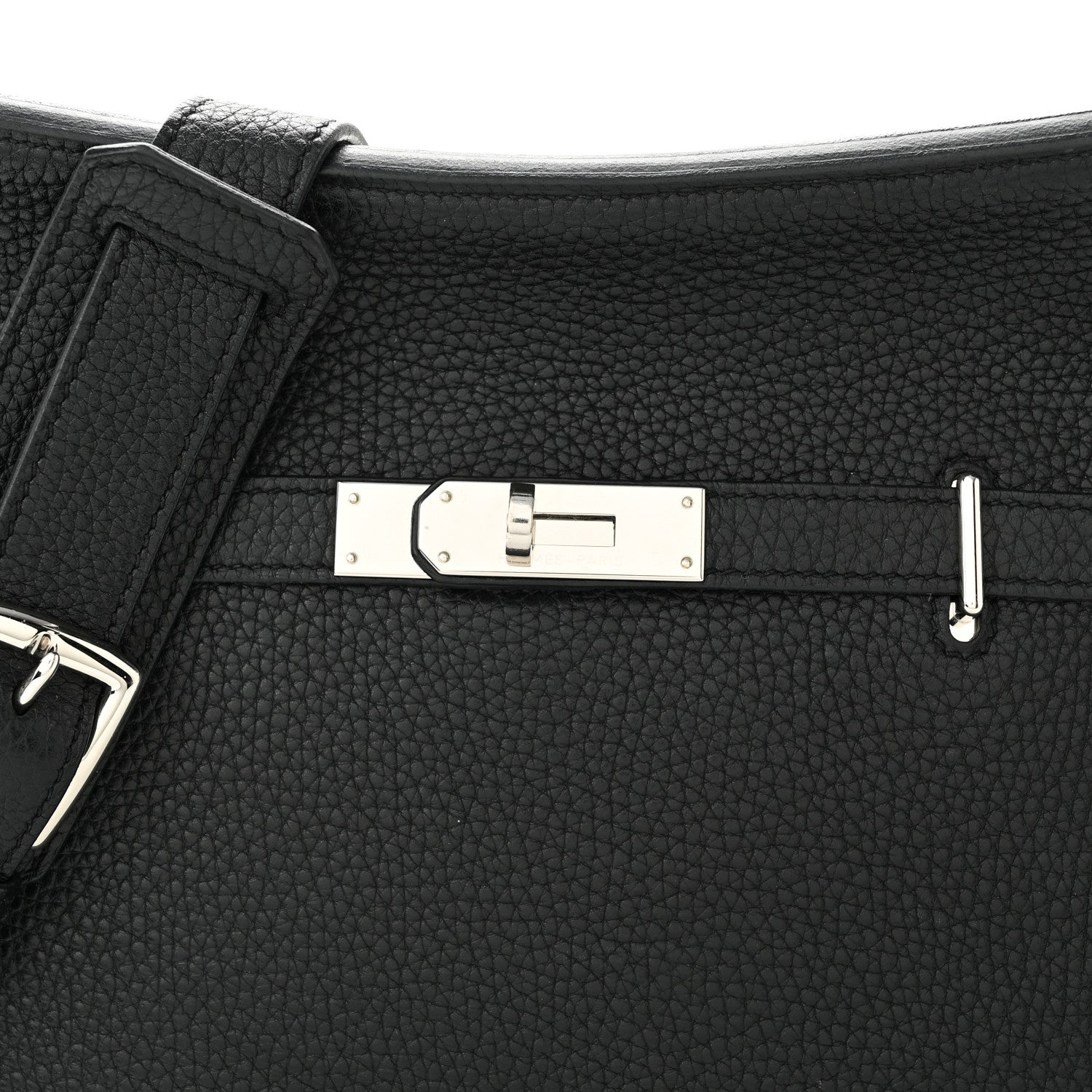 Hermes Taurillon Clemence Jypsiere 28 Black 8 of 11