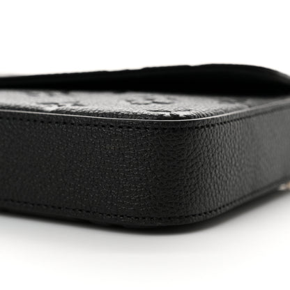 Louis Vuitton Empreinte Pochette Felicie Chain Wallet Black 10 of 10