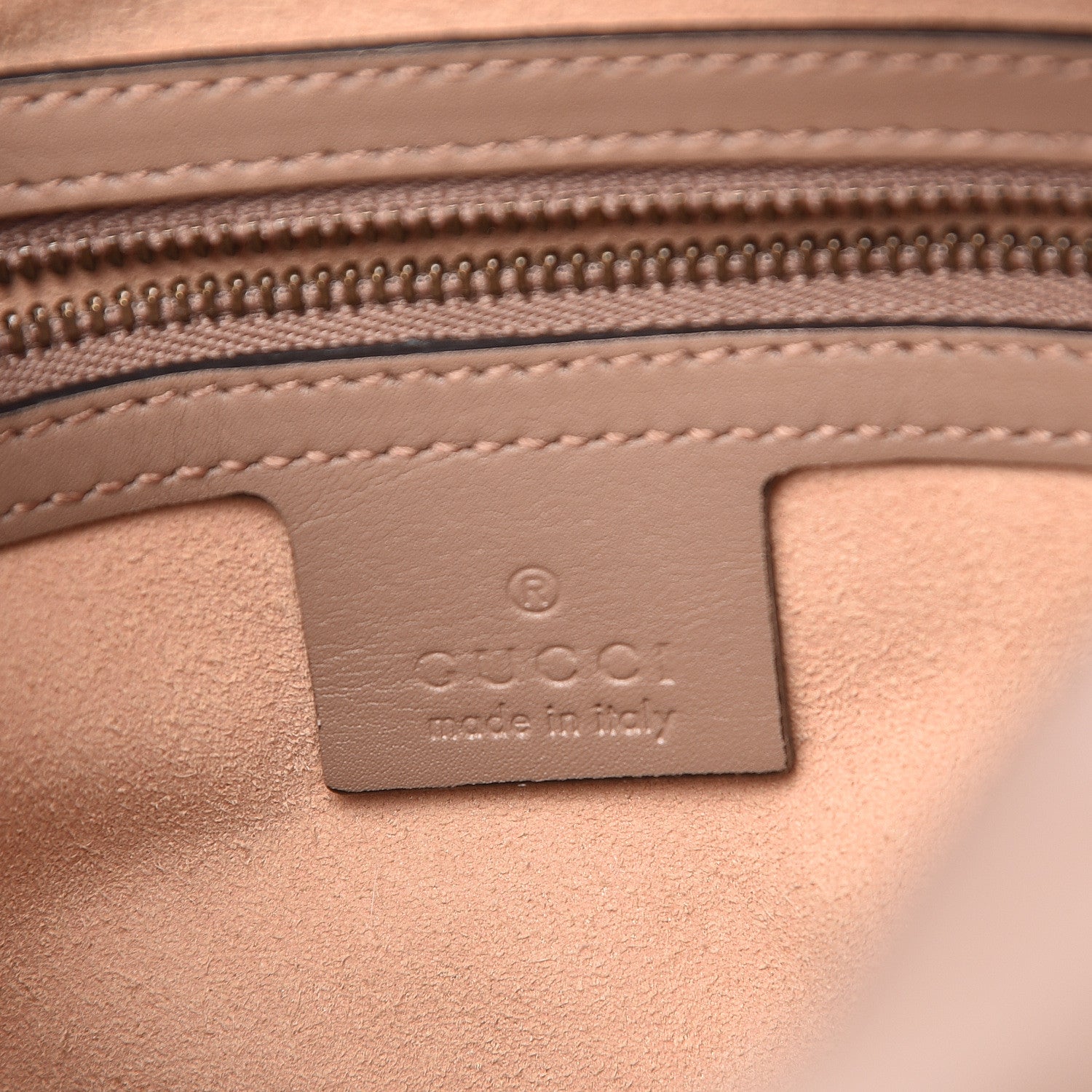 Gucci Calfskin Matelasse Medium GG Marmont Chain Shoulder Bag Porcelain Rose 6 of 12