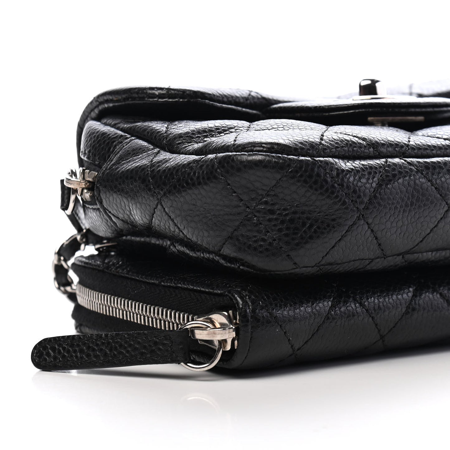 Caviar Quilted New Mini Flap Black