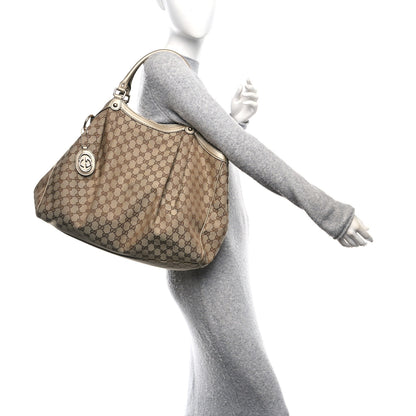 Gucci Monogram Large Sukey Tote Champagne 2 of 10
