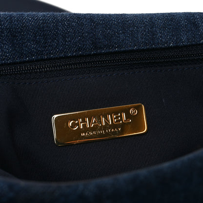 Chanel Denim Quilted Medium Chanel 19 Flap Blue Blue 6 of 10