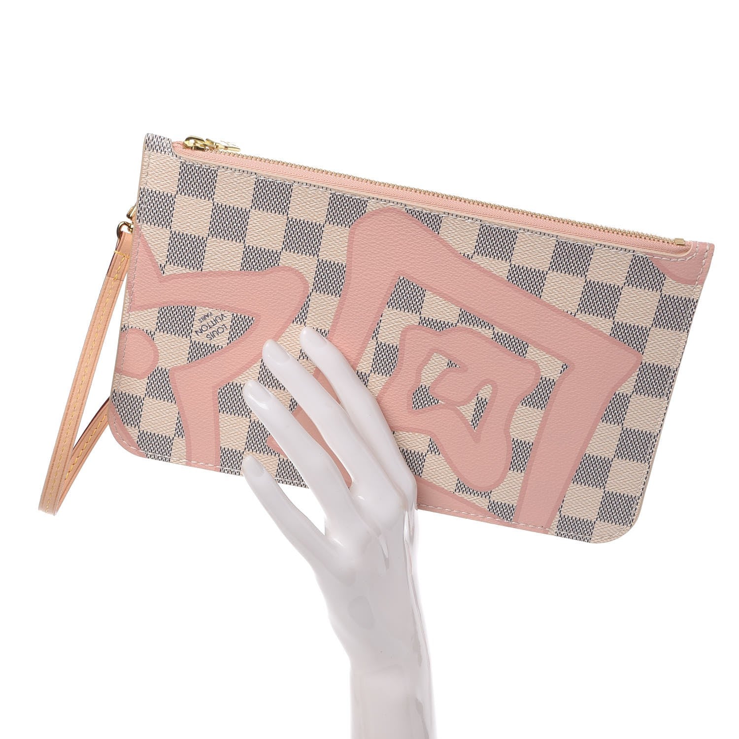Louis Vuitton Damier Azur Tahitienne Neverfull MM GM Pochette 2 of 7