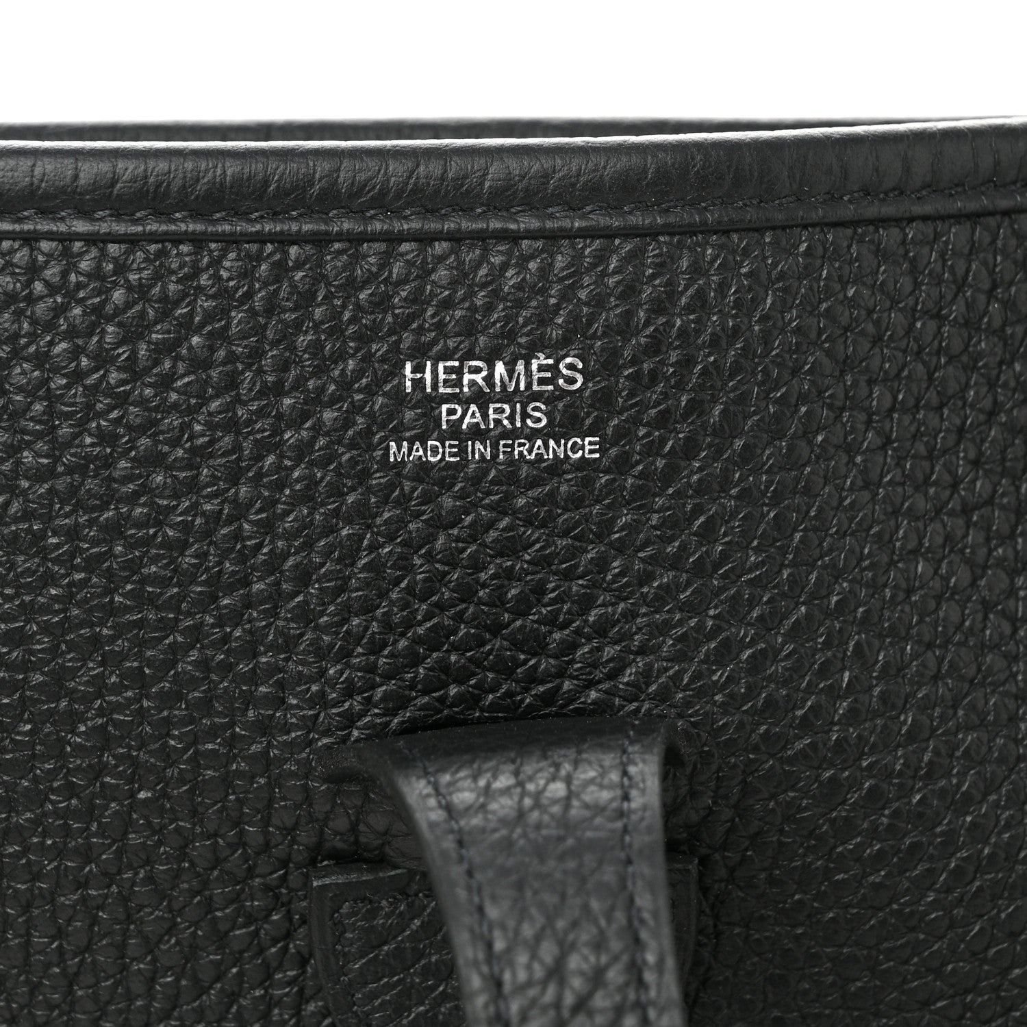 Hermes Taurillon Clemence Evelyne III PM Black 6 of 10