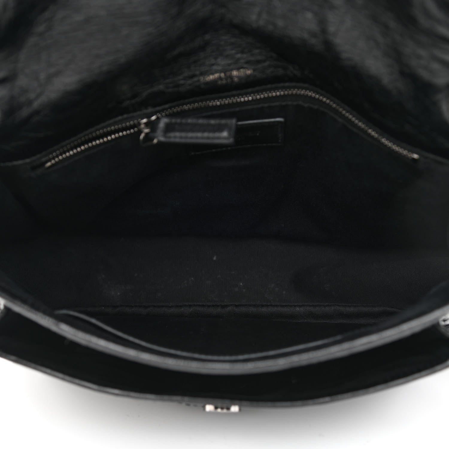 Saint Laurent Crinkled Calfskin Matelasse Monogram Medium Niki Chain Satchel Black 5 of 10