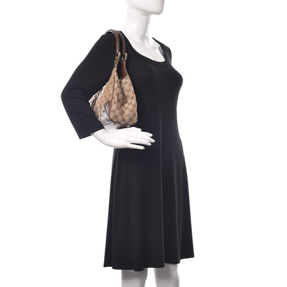 Gucci Monogram Calfskin Large Bardot Shoulder Bag Brown 2 of 20