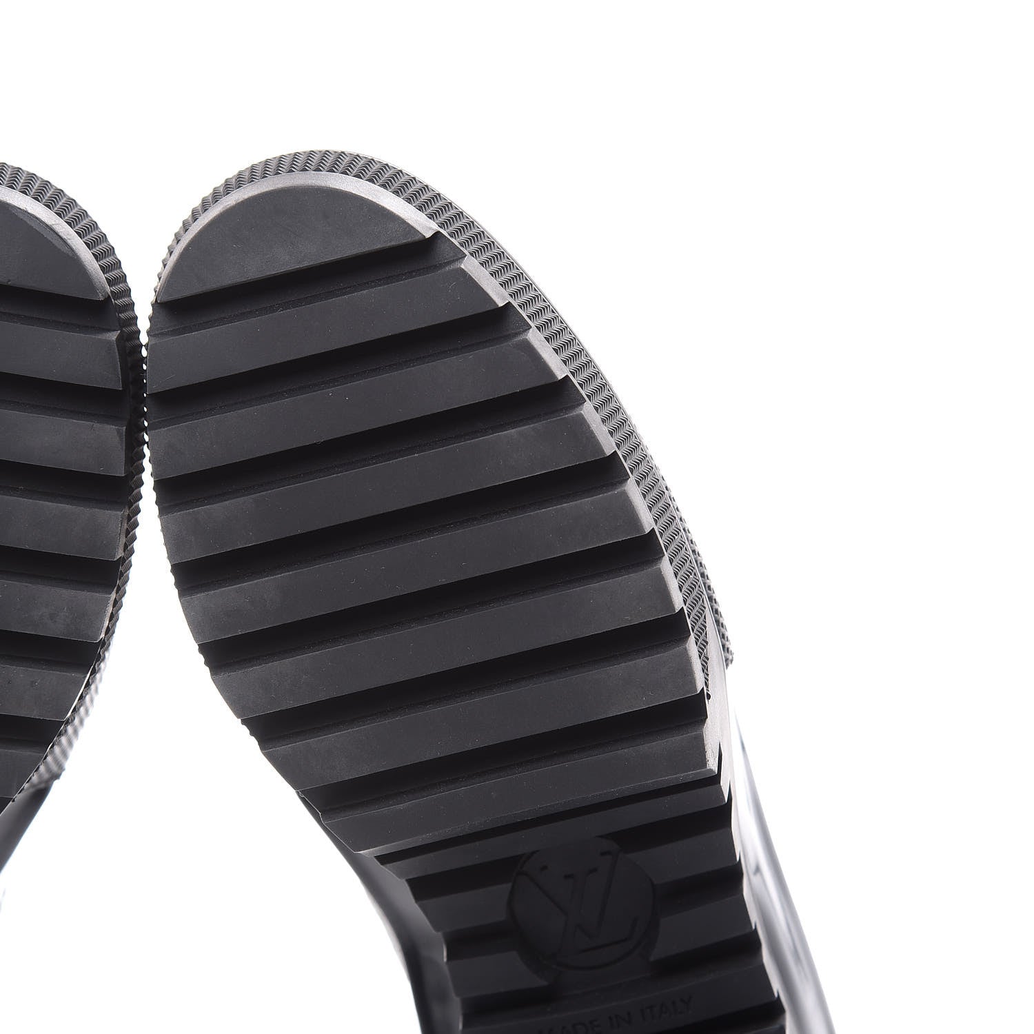 Louis Vuitton Patent Calfskin Spaceship Laureate Platform Desert Boots 37.5 Silver 10 of 11