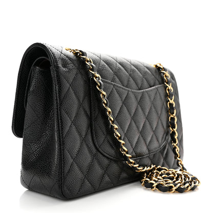 Chanel Caviar Quilted Medium Double Flap Black 5 of 20
