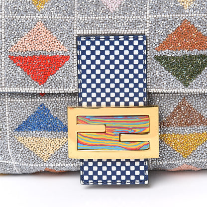 Fendi Beaded Embroidered Baguette Multicolor 11 of 11