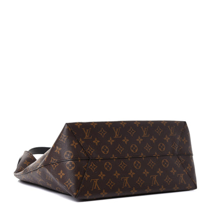 Louis Vuitton Monogram Flower Hobo Black 4 of 11