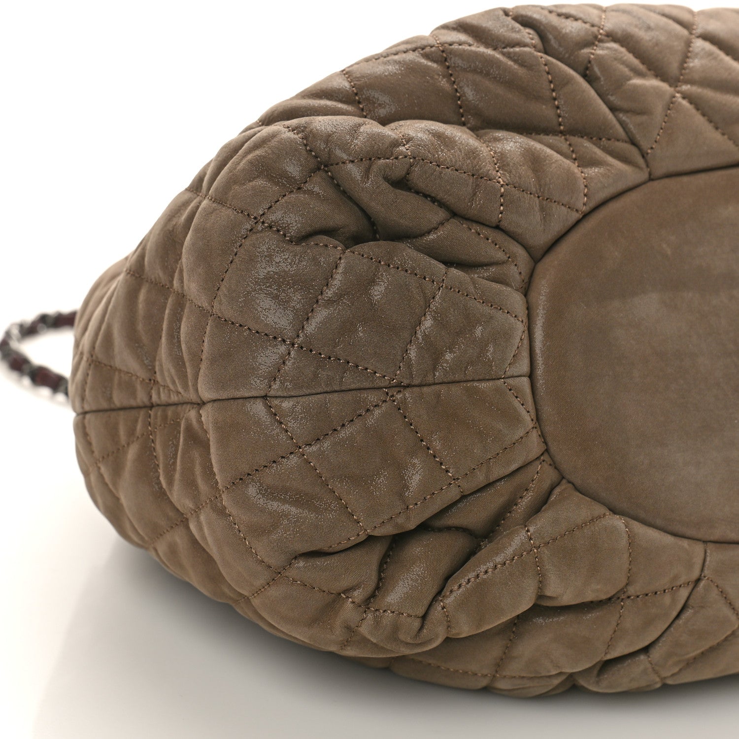Chanel Iridescent Calfskin Quilted Small In The Mix Tote Khaki 9 of 14