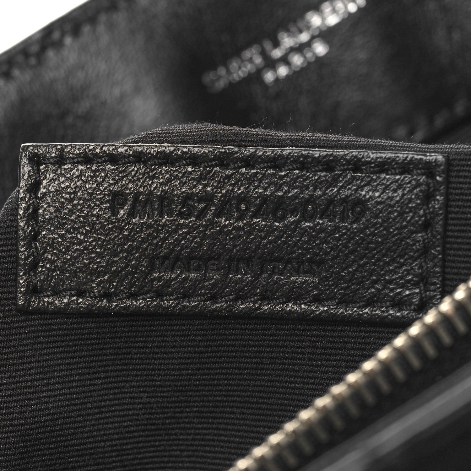 Saint Laurent Calfskin Y Quilted Monogram Medium Loulou Chain Satchel Black 8 of 11