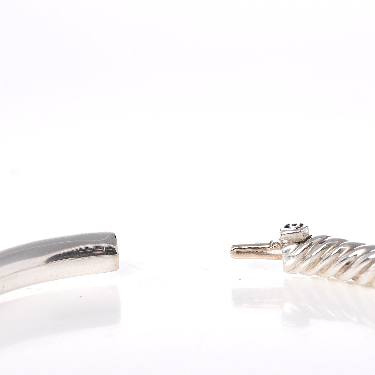 David Yurman Sterling Silver Narrow Cable Classics Bracelet 14 of 16