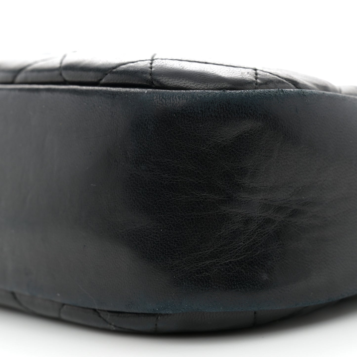 Lambskin Quilted Camera Case Black