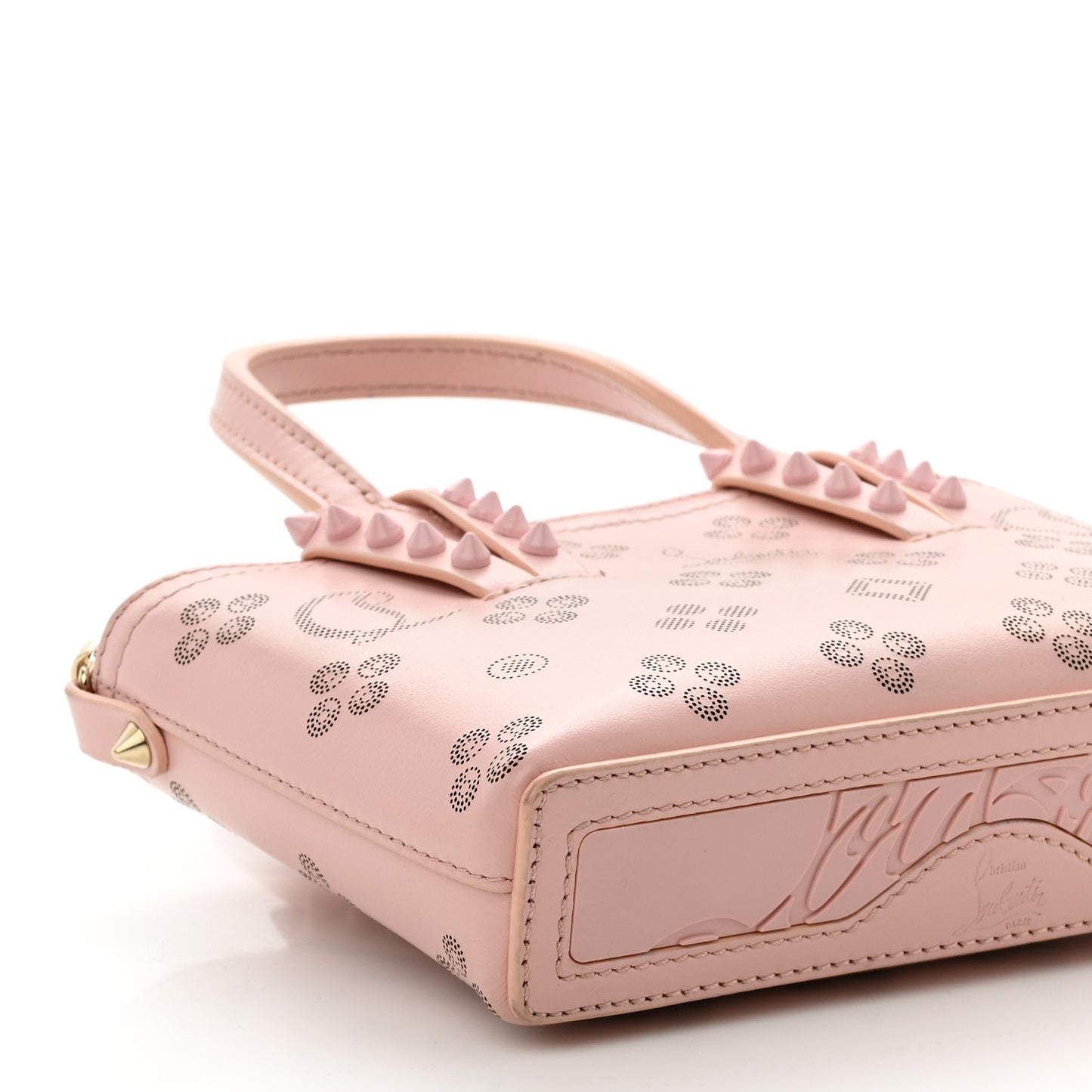 Calfskin Loubinthesky Nano Cabata Tote Rosy