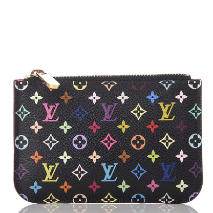 Louis Vuitton Monogram Multicolor Key Pouch Black Grenade 4 of 8