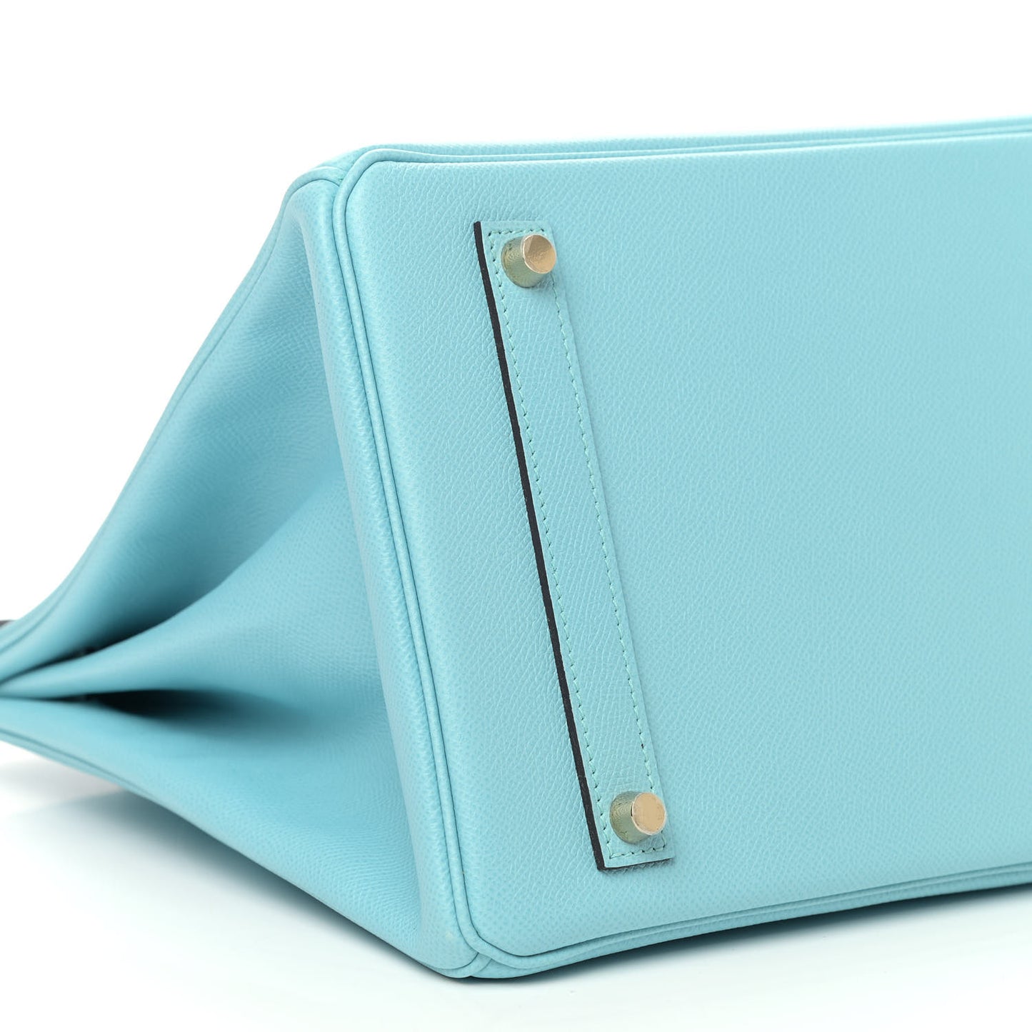 Epsom Birkin 35 Bleu Atoll