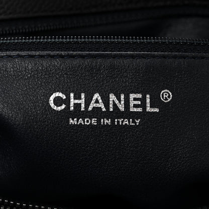 Chanel Caviar Lambskin Quilted Large Coco Break Shopping Bag Black 6 of 13