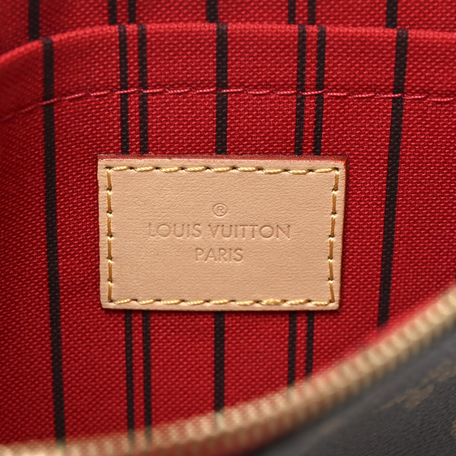 Louis Vuitton Monogram Neverfull MM GM Pochette Cherry 6 of 6