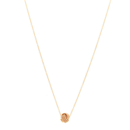 Tiffany 18K Yellow Gold Twist Knot Pendant Necklace 1 of 5