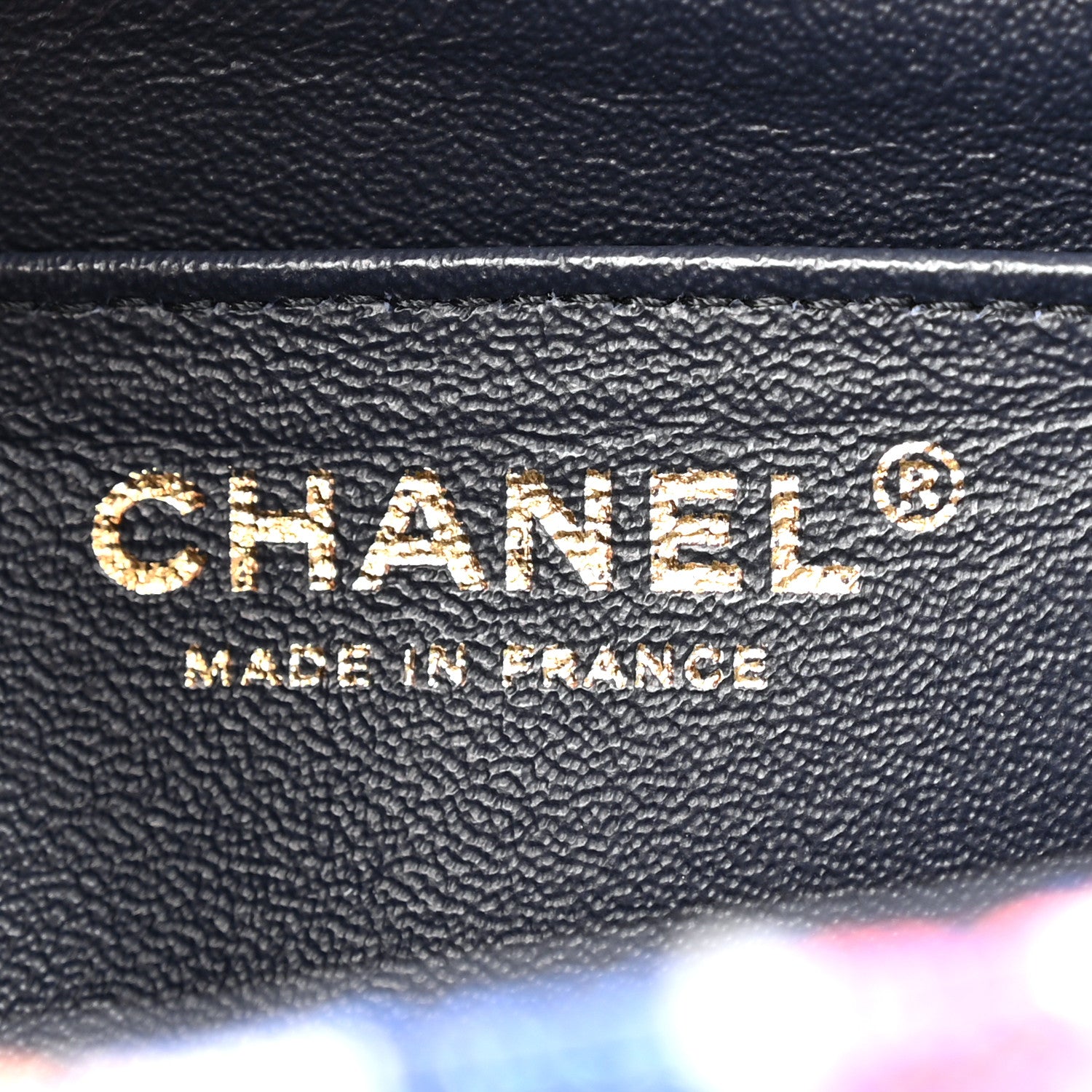 Chanel Tweed Quilted Mini Rectangular Flap Blue Orange Pink 6 of 14