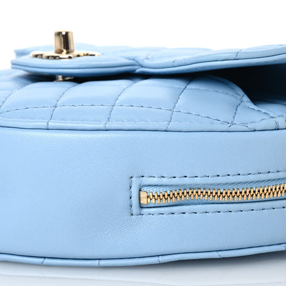 Chanel Lambskin Quilted CC In Love Heart Bag Light Blue 12 of 16