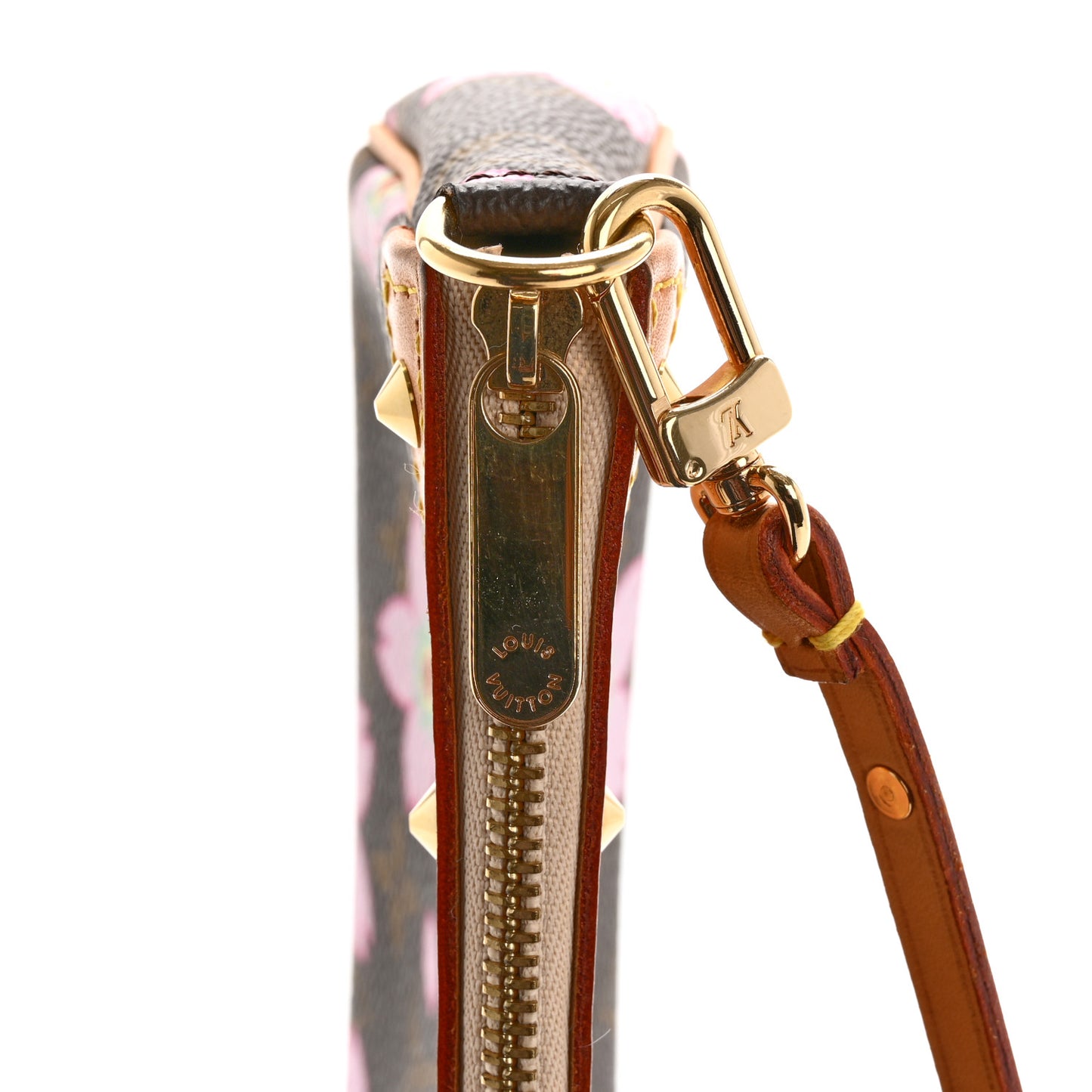 Monogram Cherry Blossom Pochette Accessories Brown