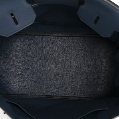 Hermes Togo BIRKIN 35 Bleu De Malte 5 of 12