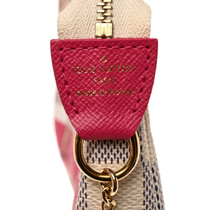 Louis Vuitton Damier Azur 2017 Christmas Animation Mini Pochette Accessories 7 of 8