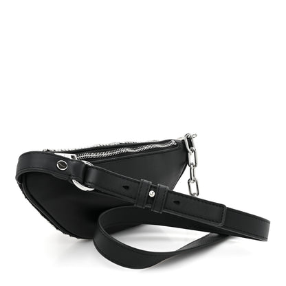 Alexander Wang Rhinestone Mesh Mini Attica Belt Bag Black 3 of 8