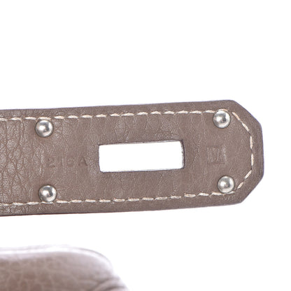 Hermes Taurillon Clemence JPG Shoulder Birkin II 42 Etoupe 26 of 37