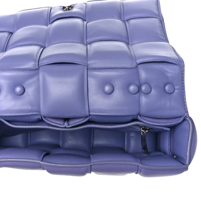 Bottega Veneta Lambskin Maxi Intreccio Padded Chain Cassette Crossbody Bag Lavender 6 of 11