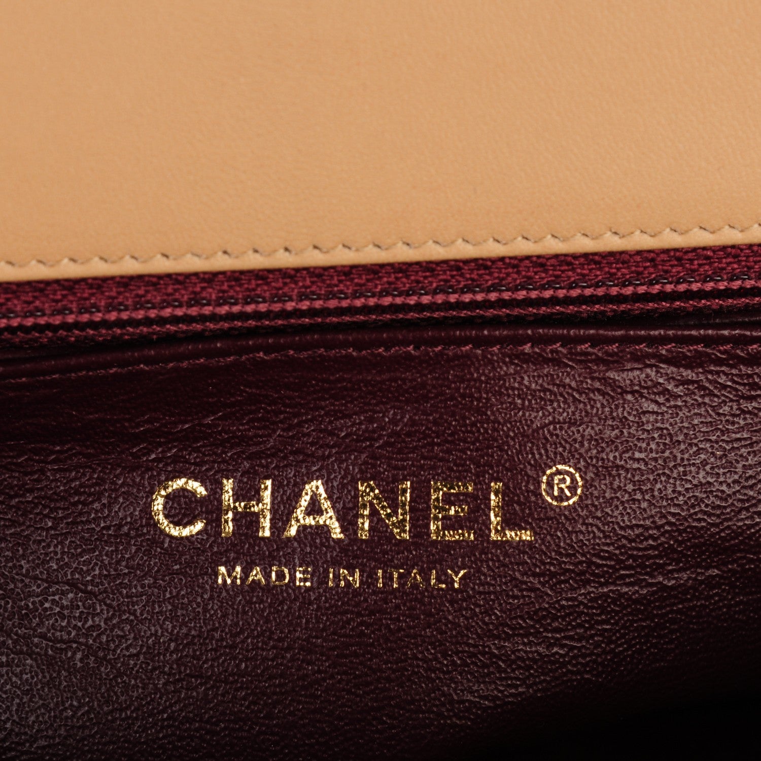 Chanel Lambskin Quilted Large Chic With Me Flap Beige 6 of 7