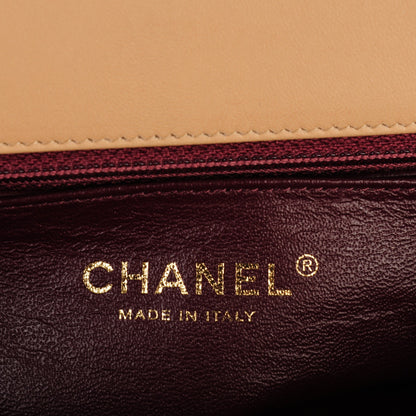 Chanel Lambskin Quilted Large Chic With Me Flap Beige 6 of 7