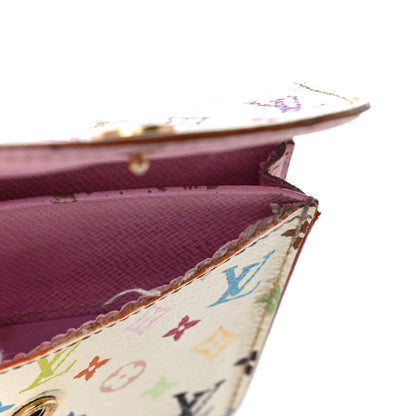 Louis Vuitton Monogram Multicolor Business Card Holder White Litchi 18 of 27