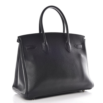 Hermes Taurillon Clemence Birkin 30 Black 3 of 42