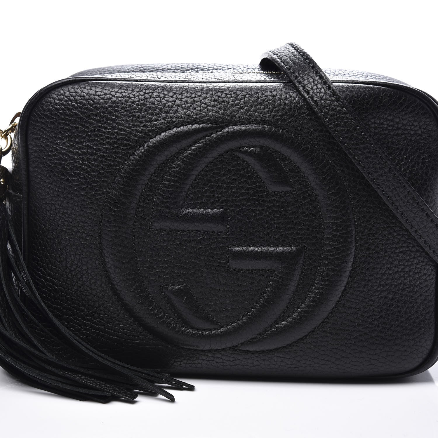 Gucci Pebbled Calfskin Small Soho Disco Bag Black 11 of 11