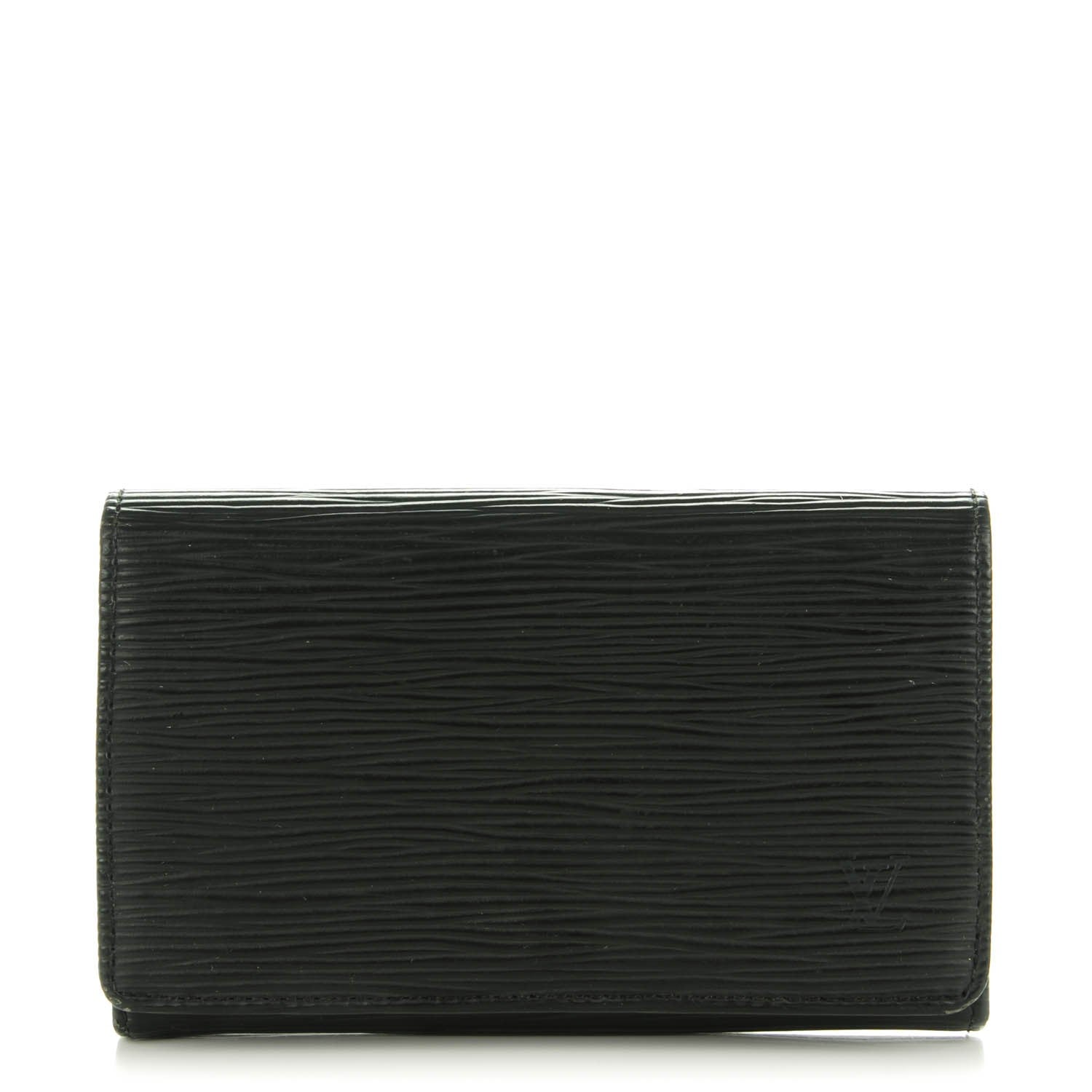 Louis Vuitton Epi Porte-Monnaie Billets Tresor Wallet Black 1 of 7