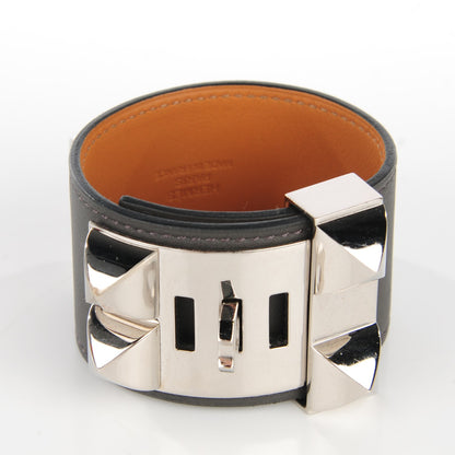 Hermes Swift Collier de Chien CDC Bracelet S Etain 3 of 8