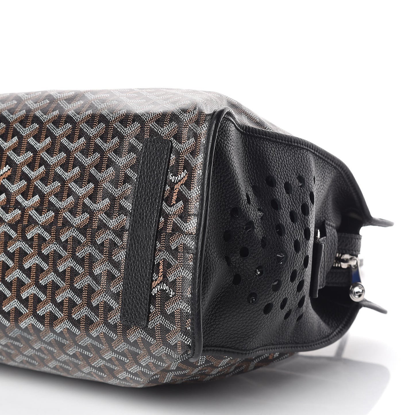 Goyardine Sac Hardy Pet Carrier PM Black